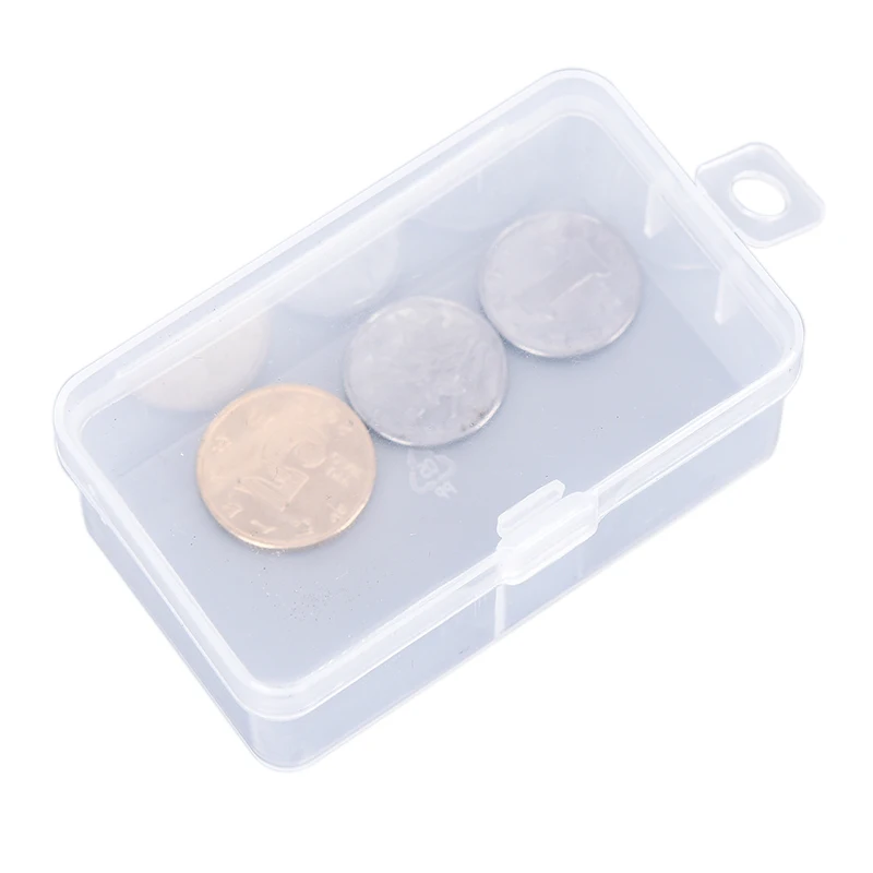 Maža Pakuotė Dėžutė Chip Box Saugojimo Skaidraus Plastiko Mažas Produkto PP Medžiaga Saldainiai monetos Dalykėlių Lauke Didmeninės 5