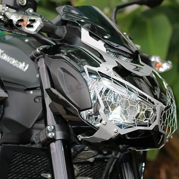 ACZ Motociklo priekinis žibintas Raštas Guard Lęšis Padengti Grotelės Guard priekinis žibintas Apsaugos Kawasaki Z900 Z 900 2017-2018 7306
