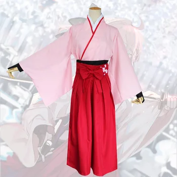 Anime FGO Sakura Saber Okita Souji Kendo Vienodas Cosplay Kostiumas Pilnas Komplektas Kimono Halloween Apranga 38189