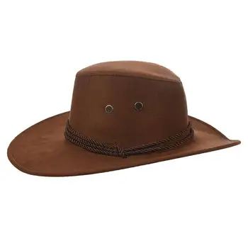 ASDS-Naujas Kaubojus Bžūp Suede Išvaizdą Laukinių Vakarų Išgalvotas Cowgirl Unisex Skrybėlę