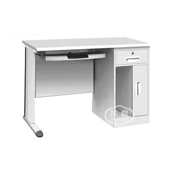 Aukštos kokybės darbo vietos, naudojamos vienam asmeniui MDF biuro stalas, biuro stalo stuff uždarytas kompiuterio stalas su 3 saugojimo stalčiuką 3466