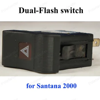 Avarinės Grėsmės dual flash mygtuką Santana 2000 325 953 235 Warnblinker Schalter Įspėjimo Šviesos Jungiklis