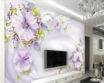 Beibehang hudas grožio, Modernaus minimalistinio namų dekoravimo, juvelyrikos ir gėlių tapetai, sofa-lova, TV foną tapetai, vaikų kambarys