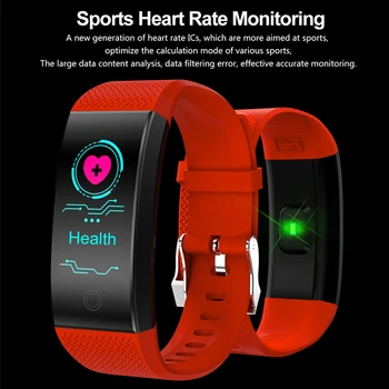 BIBINBIBI Fitneso Smart Watch Vyrai Moterys Pedometer Širdies ritmo Monitorius Vandeniui IP67 Veikia Sporto Žiūrėti 
