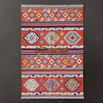 Bohemijos Viduržemio jūros regiono stiliaus grotelės Karim kilim kilimas / kilimas kambarį kavos staliukas gc137-60yg4 12806