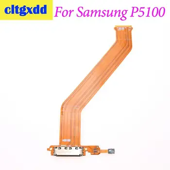 Cltgxdd Samsung Galaxy Tab 2 P5100 Tab 3 P5210 P5200 Įkroviklio Lizdas USB Įkrovimo įstatomoji Jungtis + Mikrofonas Flex Kabelis 7964