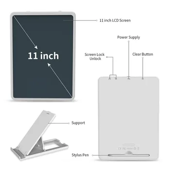 Enotepad Piešimo Tablet 11Inch LCD Skaitmeninis TabletDigital Piešimo Tablet Rašysenos Pagalvėlės Nešiojamųjų Elektroninių Tablet Valdyba 9547