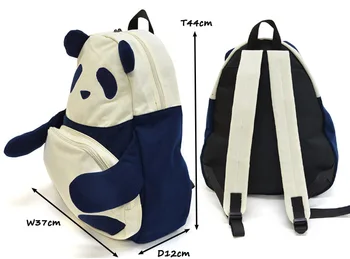 Japonų Stiliaus 2 Spalvų Panda Kuprinė Wo Mergina Studentų Vaikai Maišelį Shoolbag Mielas Dovana 11685