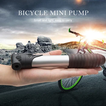 Juoda mini didelio stiprumo plastiko dviračių siurblys dviračių padangų pripūtimo ultra-light dalykėlių savarankiškai pripūtimo MTB Kalnų Dviračių Siurblys