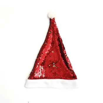 Karšto Kalėdų Senelio Blizgučiais Skrybėlę Kalėdų Atostogų Spausdinti Taškų Bžūp Dovana neaustinių Kamuolys Kepurės 6391