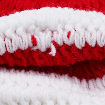 Karšto Pardavimo Kalėdų Skrybėlę Raudonos Ir Baltos Spalvos Dangtelis Kalėdų Skrybėlę Kūdikių Kostiumas, Kalėdos, Naujieji Metai Apdaila 8640