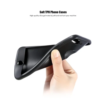 KISSCASE 360 Laipsnių Apsaugoti Matinis Telefono dėklas Skirtas iPhone 6 6S Plius Atvejais, Minkštos TPU Dvigubo Spalvų Telefono Dangtelį iPhone 8 8 Plius 2321