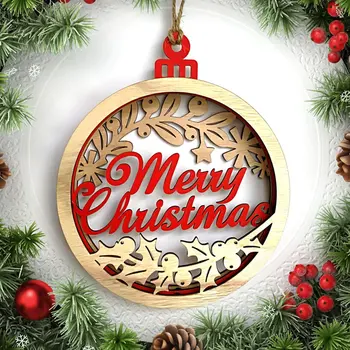 Kūrybos Mediniai Lemputė Sniego Elnių Raštas Vyras Vestuvių Kalėdų Eglutės Kabinti Ornamentu Dekoro Pakabukas Kalėdų Prekes 15227