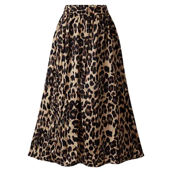 Leopardas spausdinti sijonai mokyklos kuprinė klubo sijonas parodyti žodį sijonas plonas pleuche qiu dong didelis metrų suknelė 5086