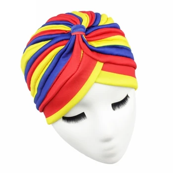 Mados Plaukų Kepurės Turbaną Indijos Stiliaus Vadovas Wrap Moterų Kepurė Hat Plaukų Lankelis Padengti Įvairių Spausdinimo Dizainą, Plaukų Aksesuarai 13402