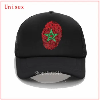 Marokas Vėliavos pirštų Atspaudų Siuvinėjimas Medvilnės Skrybėlę Vyrų, Moterų Beisbolo kepuraitę Hip-Hop Skrybėlių Mados Tėtis, Skrybėlės Vasarinės Medvilnės kepurės