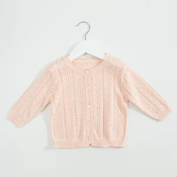 Merginos Megztinis 2019 M. Rudenį, Žiemą Bamblys Kūdikių Mergaičių Cardigan Megztiniai Tuščiaviduriai Iš Megztinių Chidlren Outwear Kailis