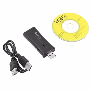 Mini USB 2.0 Port Video Capture Card HD 1 Būdas HDMI 1080P už KOMPIUTERIS Palaiko 