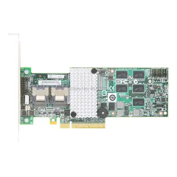 Naujas Avago LSIMegaRAID SAS 9260-8i LSI00198 8 port 512MB cache SFF8087 6Gb RAID0.1.5.6 PCI-E 2.0 X8 Valdiklio plokštė