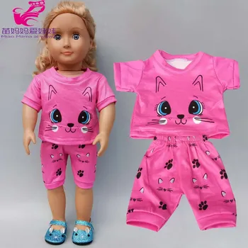 Naujas gimęs kūdikis lėlės užtrauktukas sporto drabužiai 18 colių amerikos lėlės drabužiai kailis