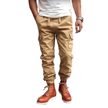 Naujas Mados Atsitiktinis Slim Fit Krovinių Kelnės Reguliarios Karinės Armijos Stiliaus Kamufliažinės Kelnės Streetwear Poilsiu Vyrų Drabužiai.