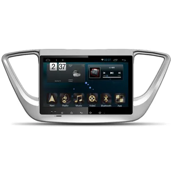 Octa core 2GB Android 8.1 Car DVD GPS Nauja Hyundai Verna Solaris 2017 Automobilių PC Headunit 2din Automobilių Radijas, Vaizdo Grotuvas, Navigacija, 11102