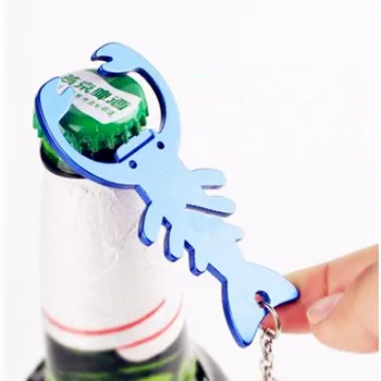 Omaras kūrybinė asmenybė mini aliuminio alaus butelio atidarytuvas raktų žiedas atidarytuvas atsuktuvas 8273