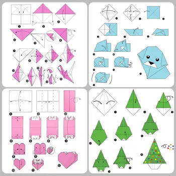 Origami Popieriaus 50 Ryškių Spalvų Dvipusis 200 Lapų aukščiausios Kokybės 15cmx15cm Menų ir Amatų Projektams - Pačios Spalvos Tiek 296