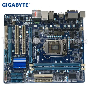 Originalus naudojami pagrindinė plokštė Gigabyte GA-H55M-D2H DDR3 LGA 1156 už I3 I5 I7 32NM CPU H55M-D2H 8GB darbastalio plokštė lentos