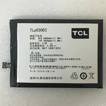 Originalus TLp030EC 3050mAh Baterija TCL 3S M3G Už UMI EMAX, Mini 4G LTE Snapdragon 615 Octa Core 5.0