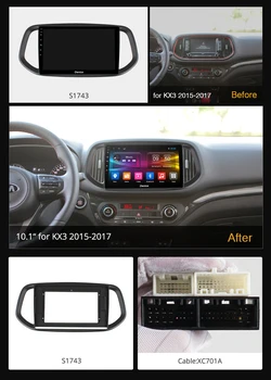Ownice K1 K2 K3 K5 K6 2 Din Car DVD Android 9.0 Radijo Grotuvas GPS Navigacija Kia KX3 m. 2016 m. 2017 m. 360 Panorama DSP 4G LTE 15018