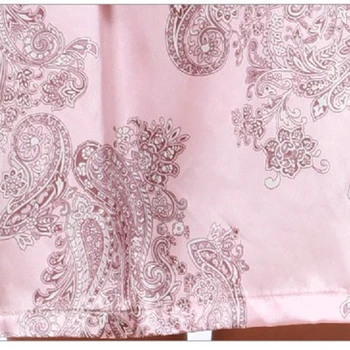 Pižamą ponios apdaras laisvi marškinėliai išorinis apdaras seksualus minkštas chalatas namuose mados kostiumą nėrinių rožinė nachtmode naujas 2020 m.