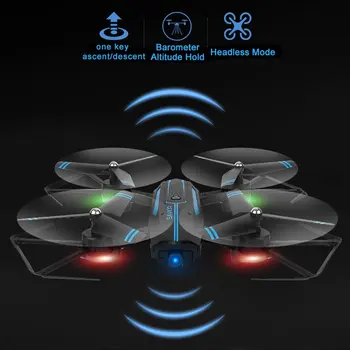 Smart Lankstymo UAV Drone 30W 720P APP Nuotolinio WiFi 3D Roll-Per Vieną Klavišą Pašalinti Išlaikyti Aukščio Standard Edition Quadcopter