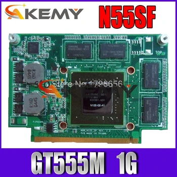 Už Asus N75S N75SF N55SF N75SL N55SL GT 555M GT555M N12E-GE2-A1 VGA Video Grafikos Kortelė 1 GB Nešiojamas kompiuteris Pilnai Išbandyti 6463