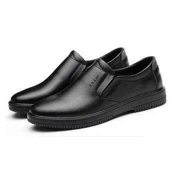 Vyrų mados didelio dydžio black elektrikas izoliuoti, darbo batai, ne slydimo slydimo ant minkštos odos viešbučio virėjas virėjas batų kvėpuojantis vyras 10573