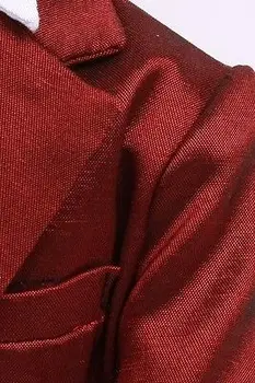 [wamami] 507# Raudonos spalvos Kostiumas/Apranga 4pcs 1/4 MSD DOD BJD Berniukas Dollfie
