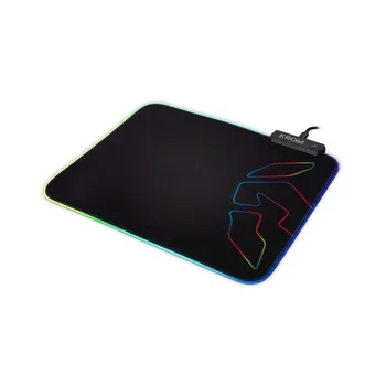 Žaidimų Kilimėlis su LED Apšvietimo Krom Knout RGB (32 x 27 x 0,3 cm) Juodas 16171